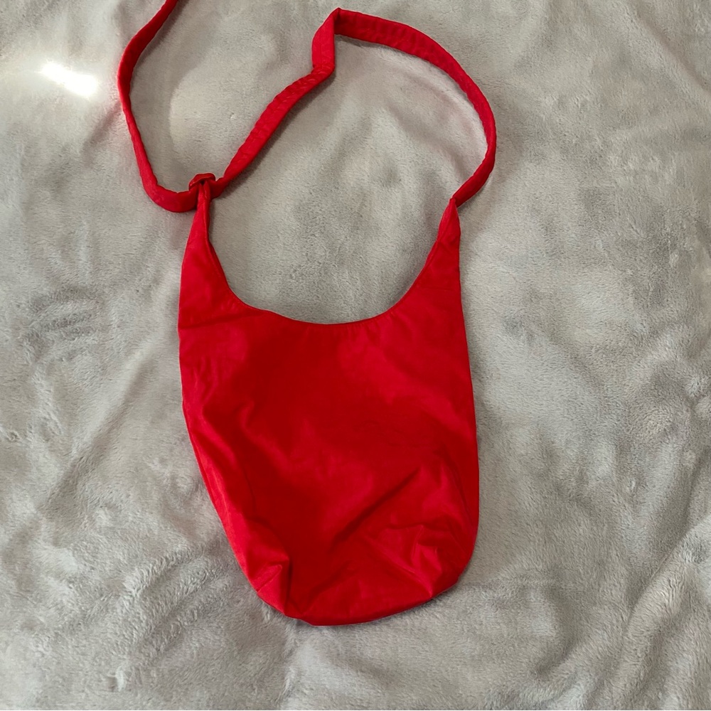 Baggu small nylon red sling / crossbody bag